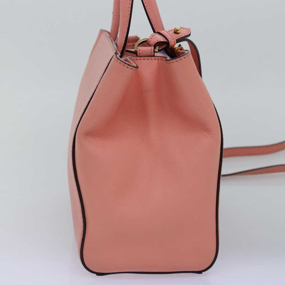 Fendi FENDI To joule Hand Bag Leather 2way Pink A… - image 3