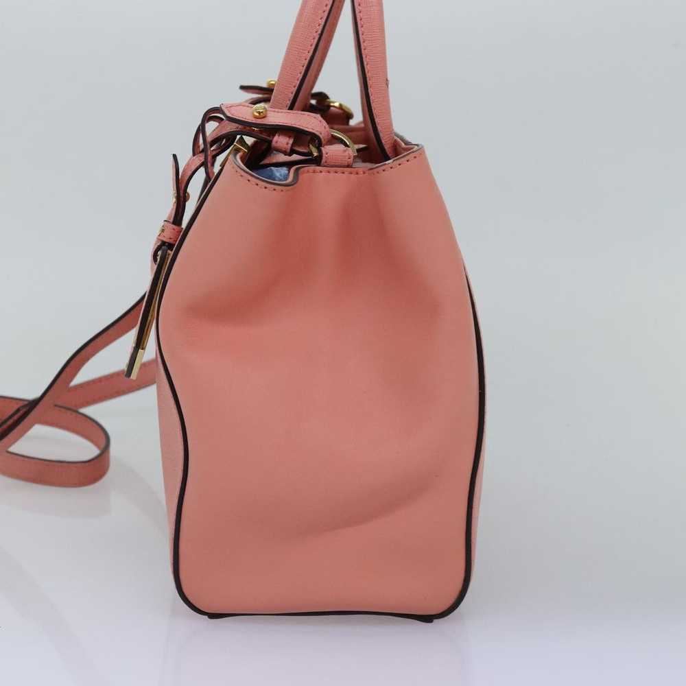 Fendi FENDI To joule Hand Bag Leather 2way Pink A… - image 4