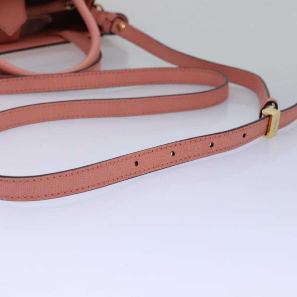 Fendi FENDI To joule Hand Bag Leather 2way Pink A… - image 8