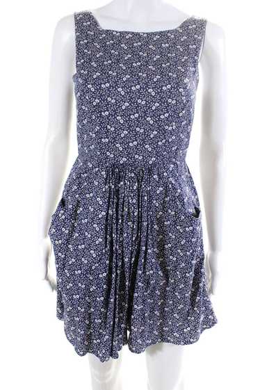 Jack Wills Womens Cotton Woven Floral Sleeveless D