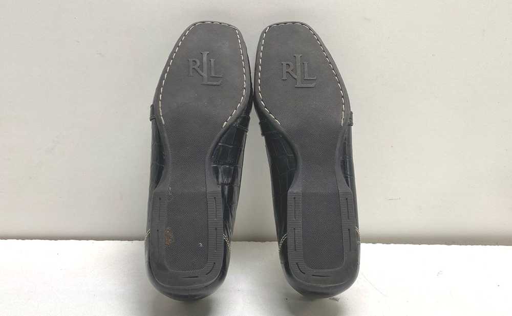 Lauren Ralph Lauren Leather Embossed Penny Loafer… - image 7