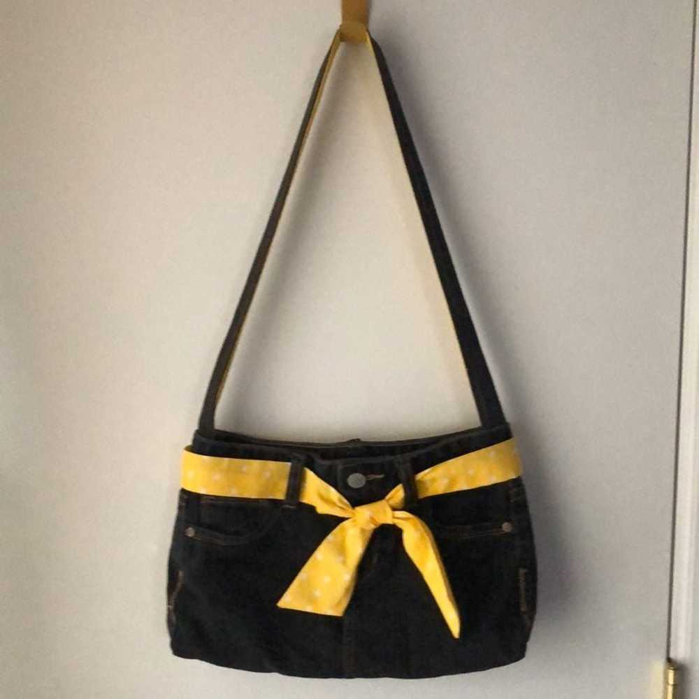 Old Navy Vintage Denim Purse - image 2