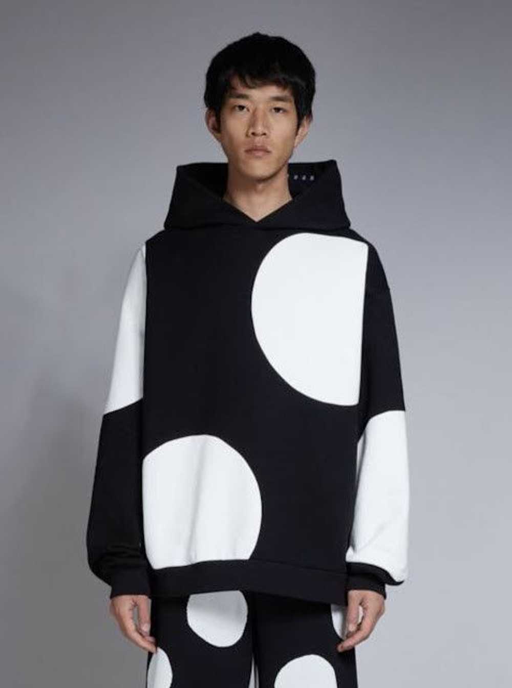 Marni o1w1db10824 Hoodie in Black White - image 2