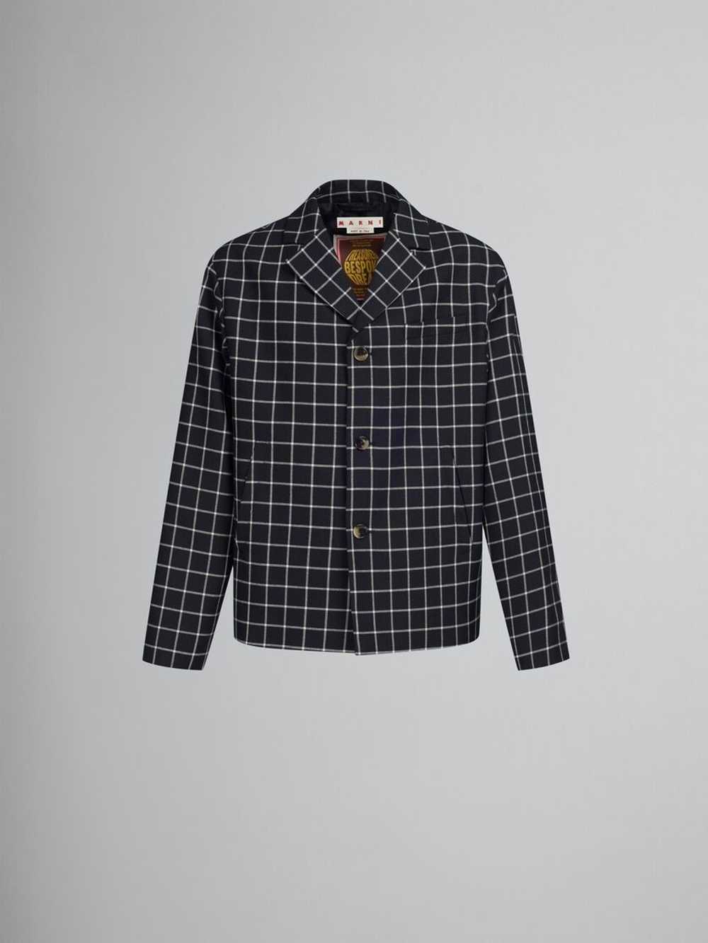 Marni o1w1db10824 Checked Jacket in Black White - image 1