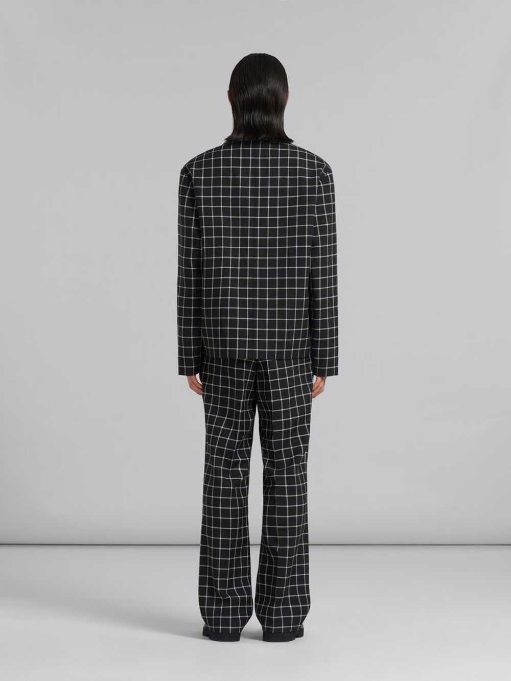 Marni o1w1db10824 Checked Jacket in Black White - image 3