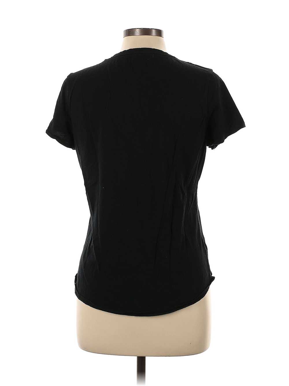 Gap Women Black Short Sleeve T-Shirt L - image 2