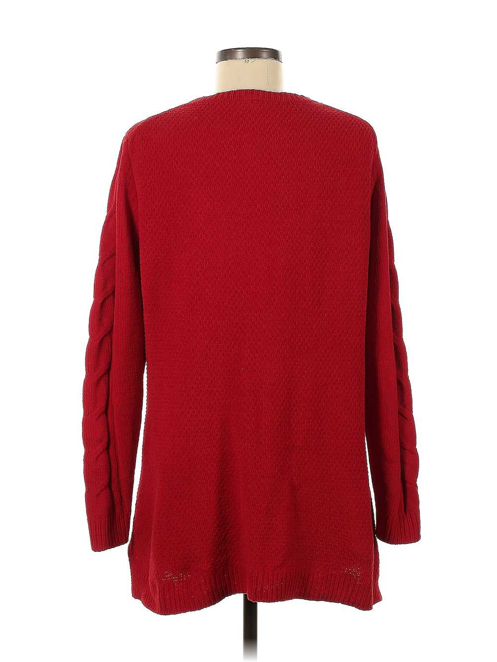 J.Jill Women Red Pullover Sweater M Tall - image 2