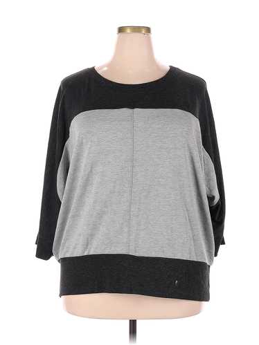 Elie Tahari Sport Women Gray Sweatshirt 2X Plus