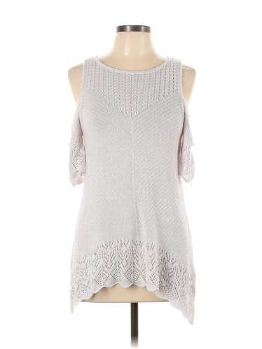 LC Lauren Conrad Women Silver Sweater Vest L - image 1