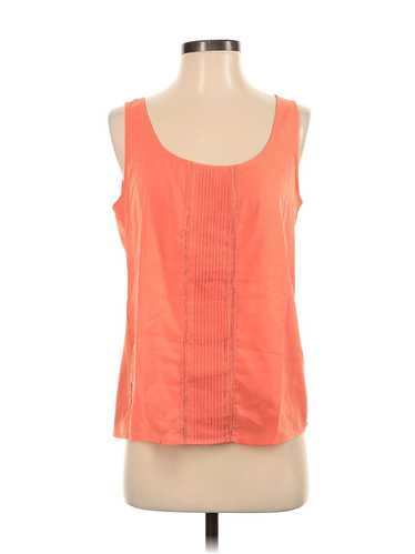 Lucky Brand Women Orange Sleeveless Blouse S