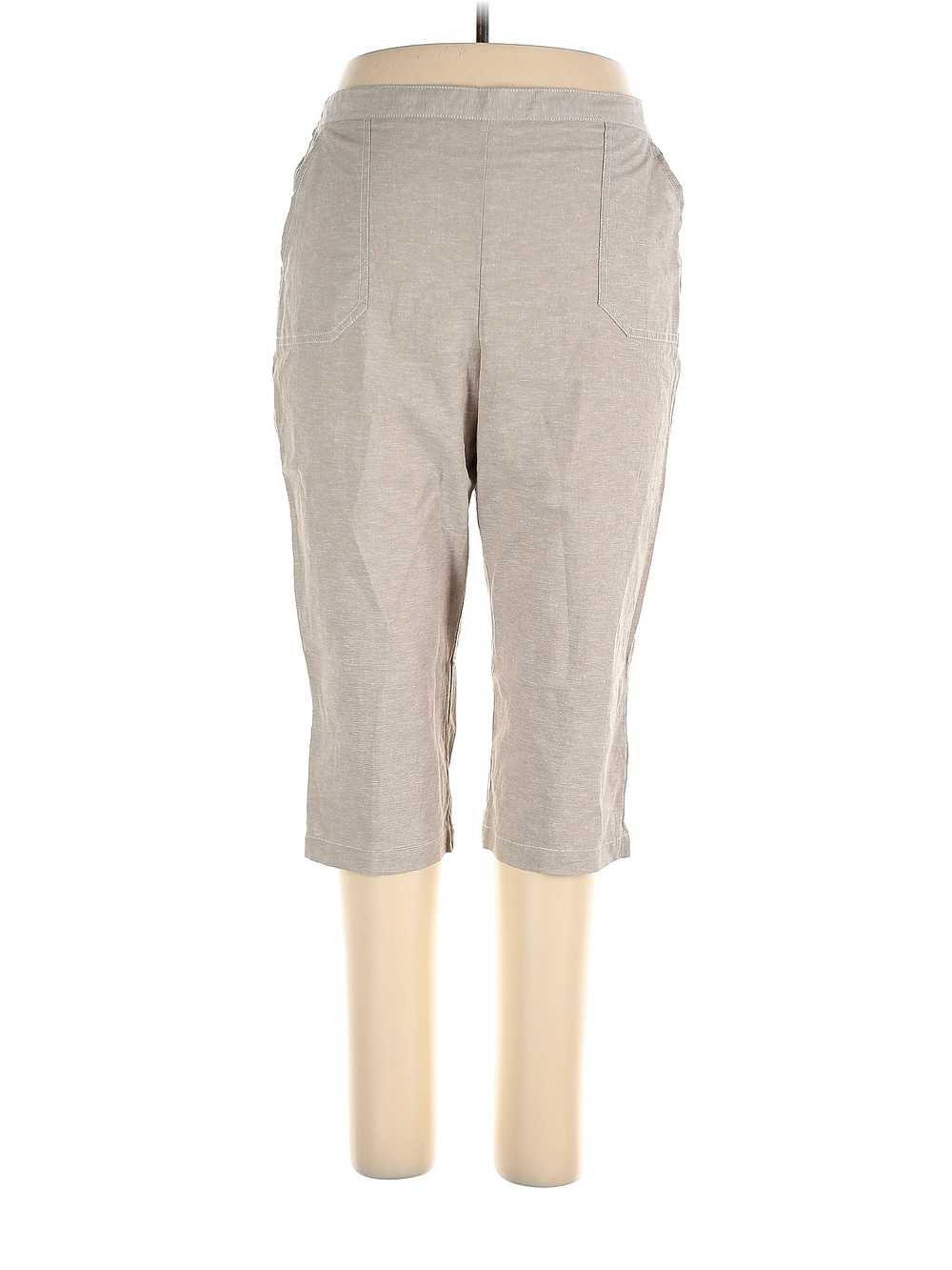 Alfred Dunner Women Gray Casual Pants 14 Petites - image 1