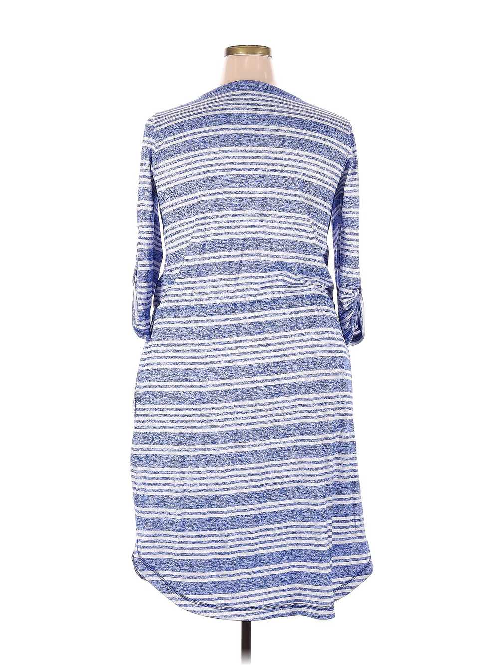 T by Talbots Women Blue Casual Dress 2X Plus - image 2