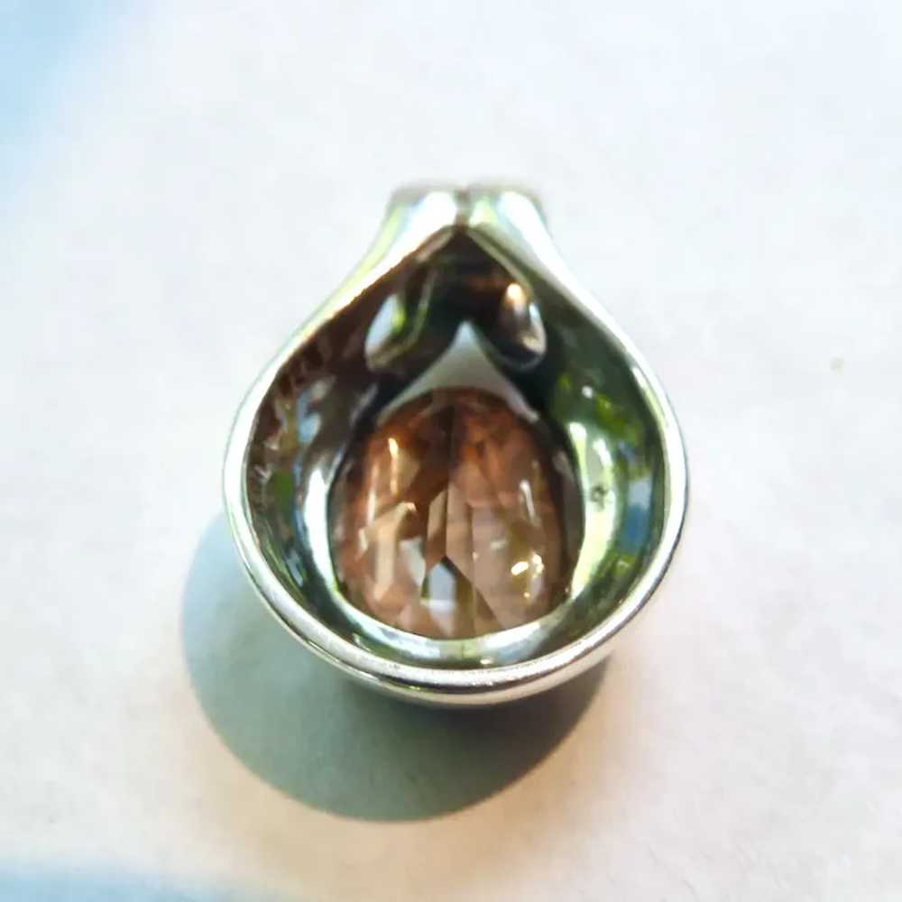 Kabana Sterling Silver 925 & Smokey Quartz Pendant - image 6