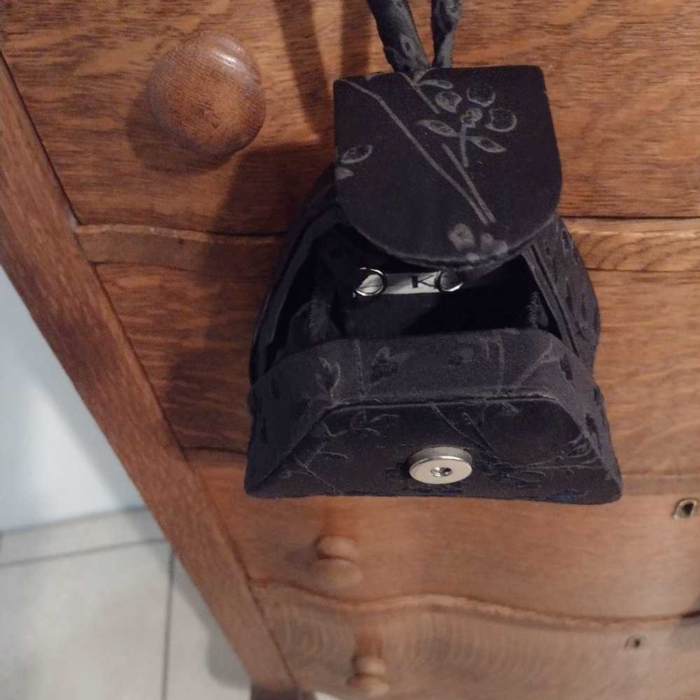 Vintage Black Evening Bag - image 4