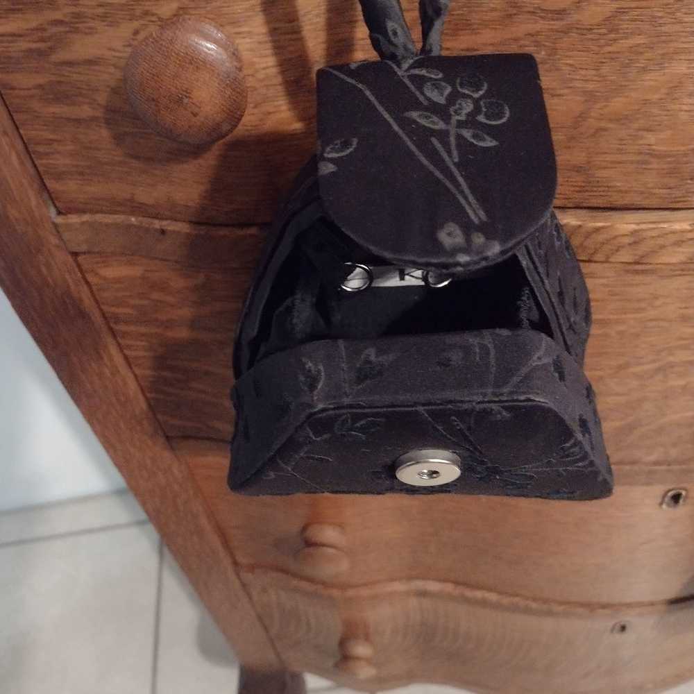 Vintage Black Evening Bag - image 5