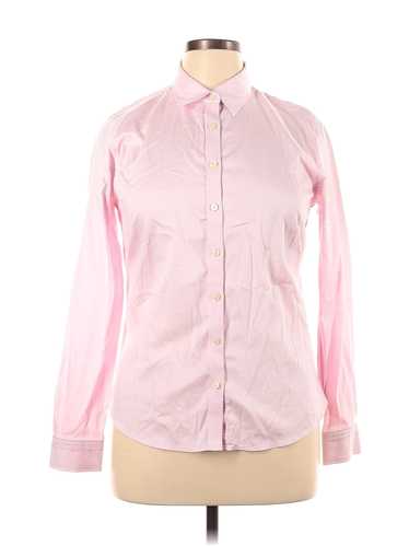 Banana Republic Women Pink Long Sleeve Button-Down