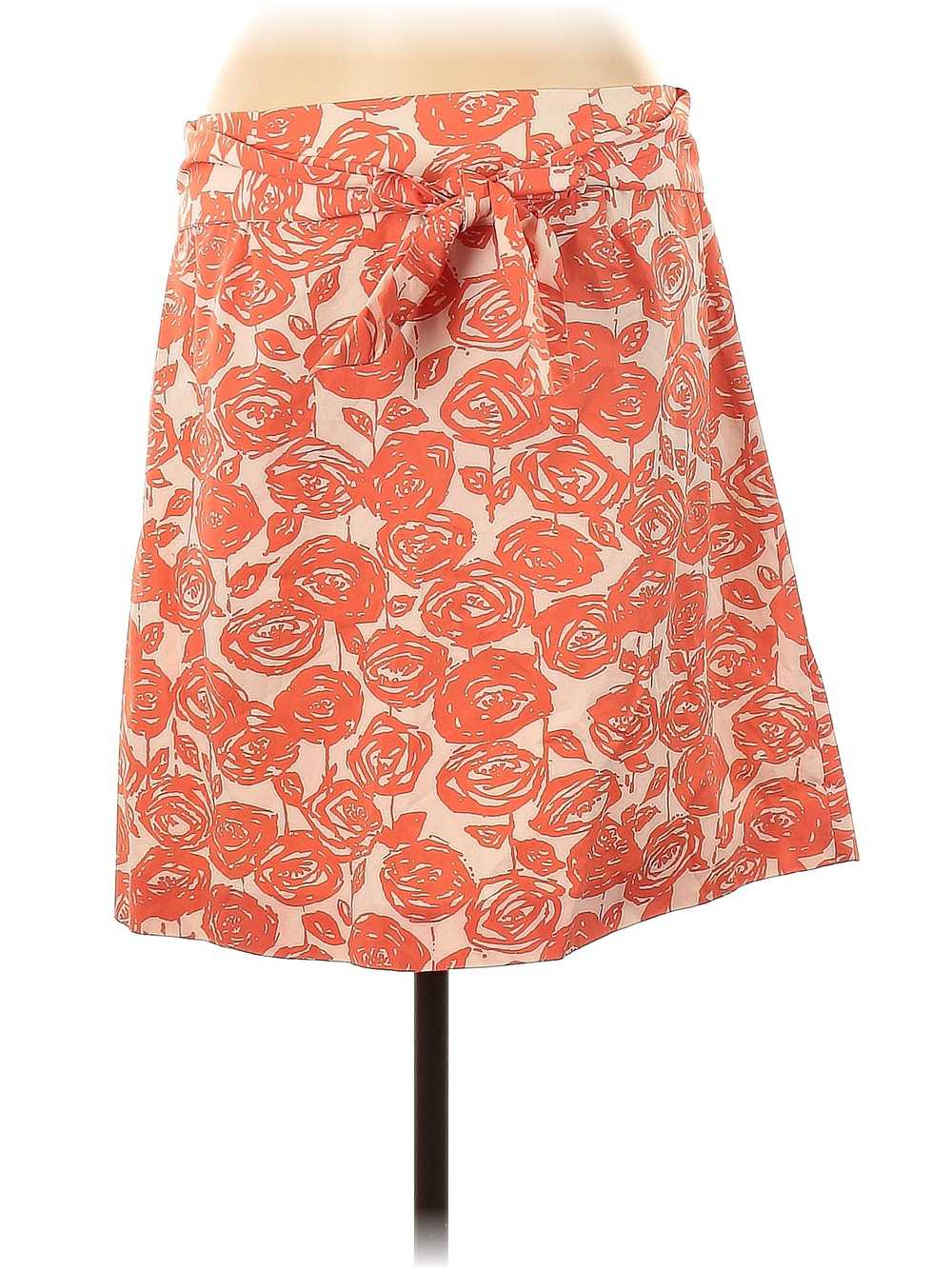 J.Crew Women Orange Casual Skirt 8 - image 2