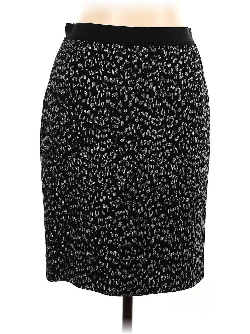 Ann Taylor Women Black Casual Skirt 10 - image 1