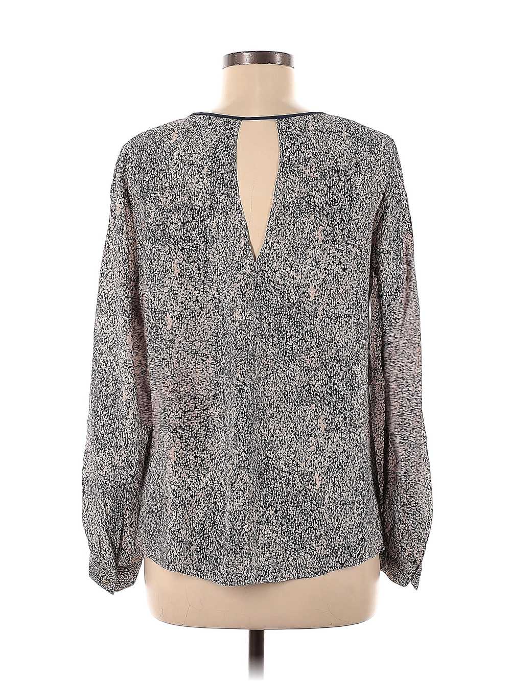 Rebecca Taylor Women Gray Long Sleeve Blouse 6 - image 2