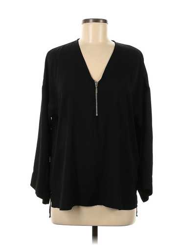 Express Women Black Long Sleeve Blouse M - image 1