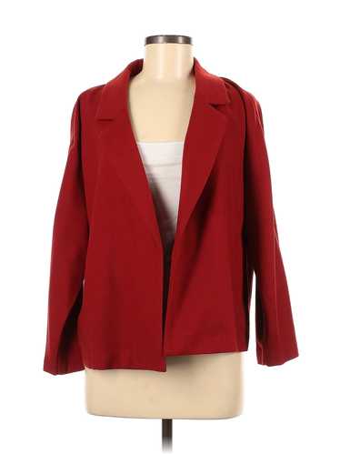 Eileen Fisher Women Red Wool Blazer M