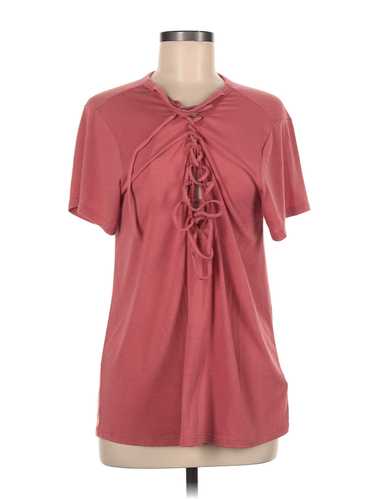 Express Women Red Short Sleeve Blouse M