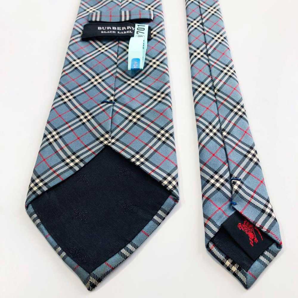 Burberry black label authentic necktie Nova plaid… - image 3