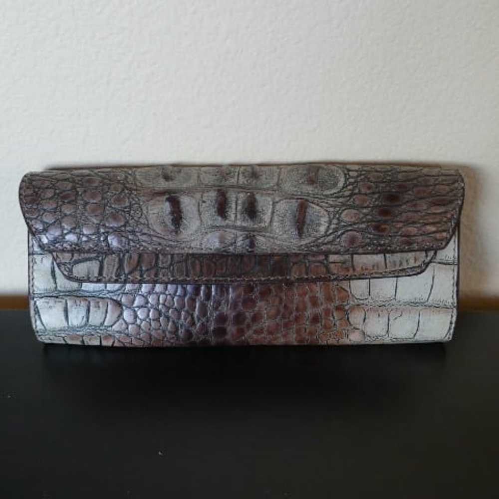 Vintage Sondra Roberts Crocodile Leather Purse - image 1