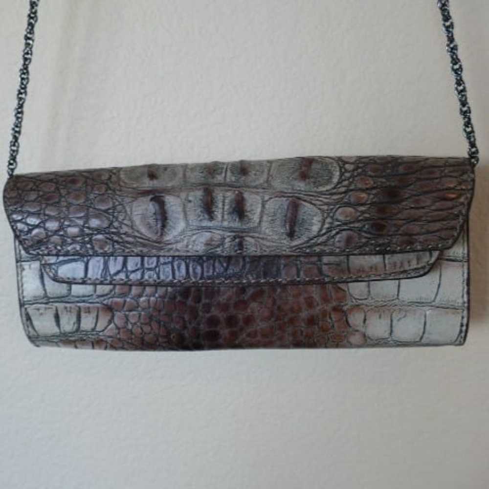 Vintage Sondra Roberts Crocodile Leather Purse - image 3