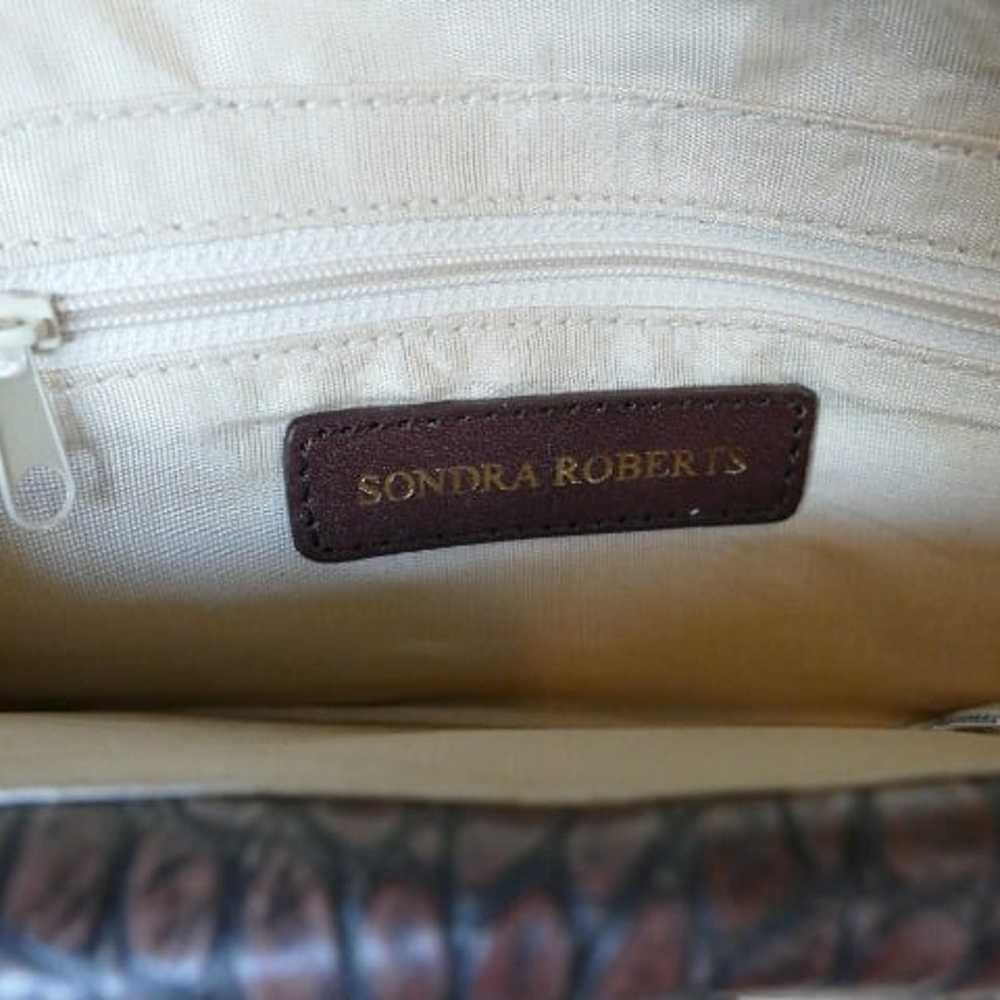 Vintage Sondra Roberts Crocodile Leather Purse - image 7