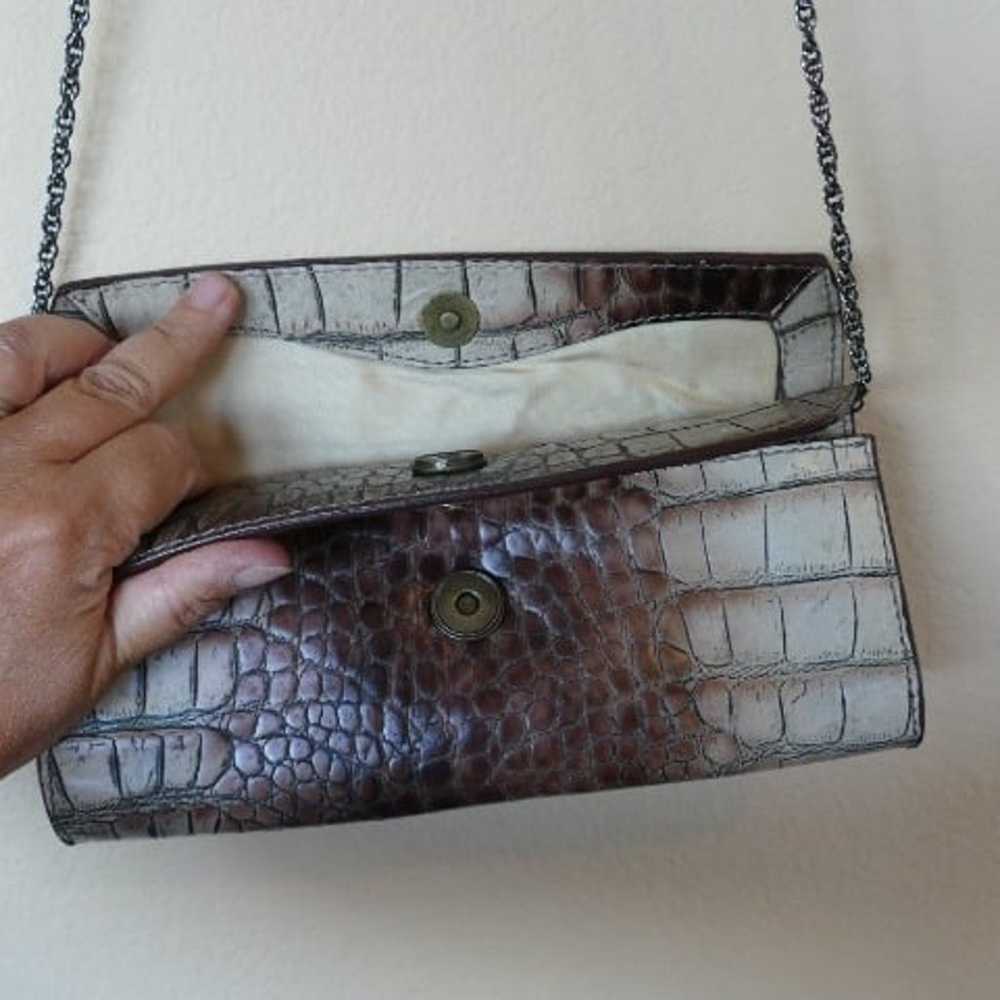 Vintage Sondra Roberts Crocodile Leather Purse - image 8