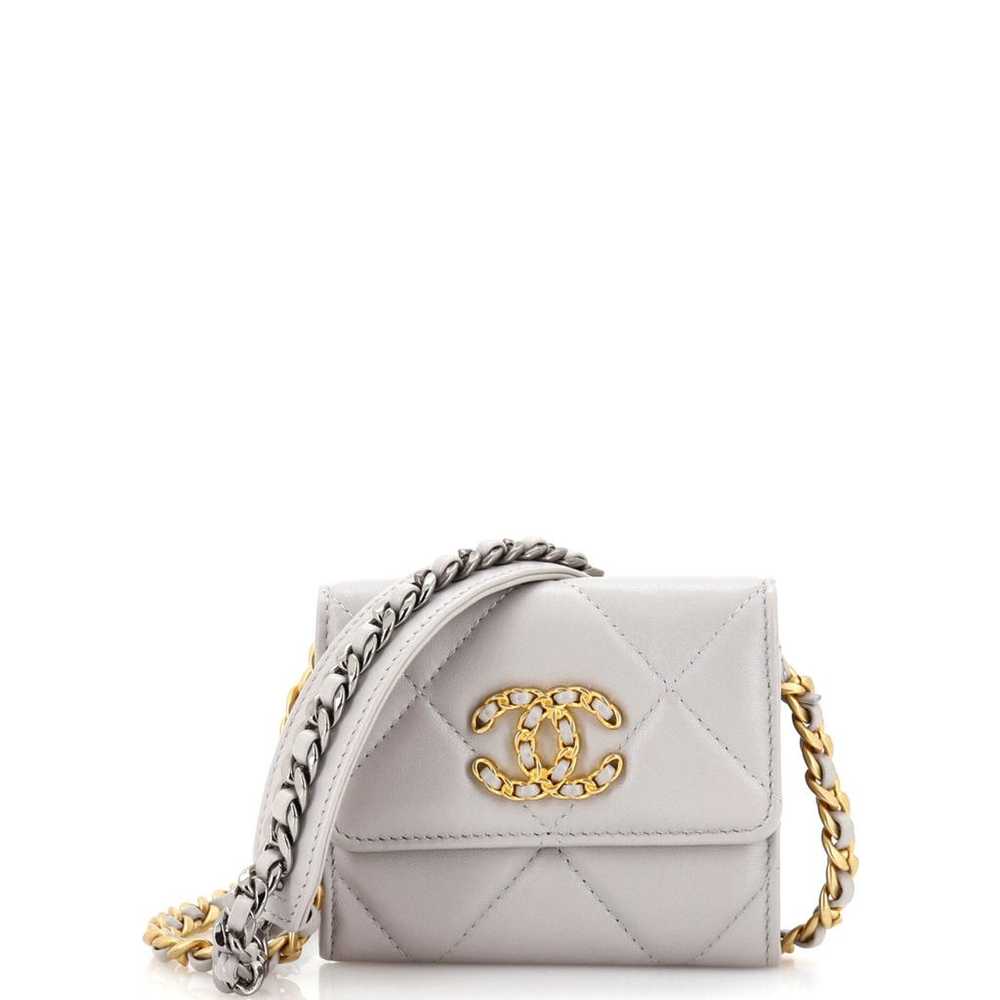 Chanel Leather clutch bag - image 1