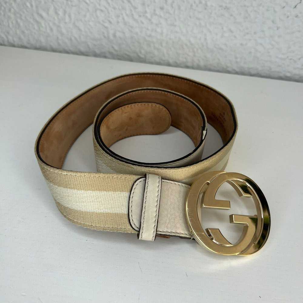 Gucci × Luxury × Streetwear Gucci GG Belt Gold Be… - image 2