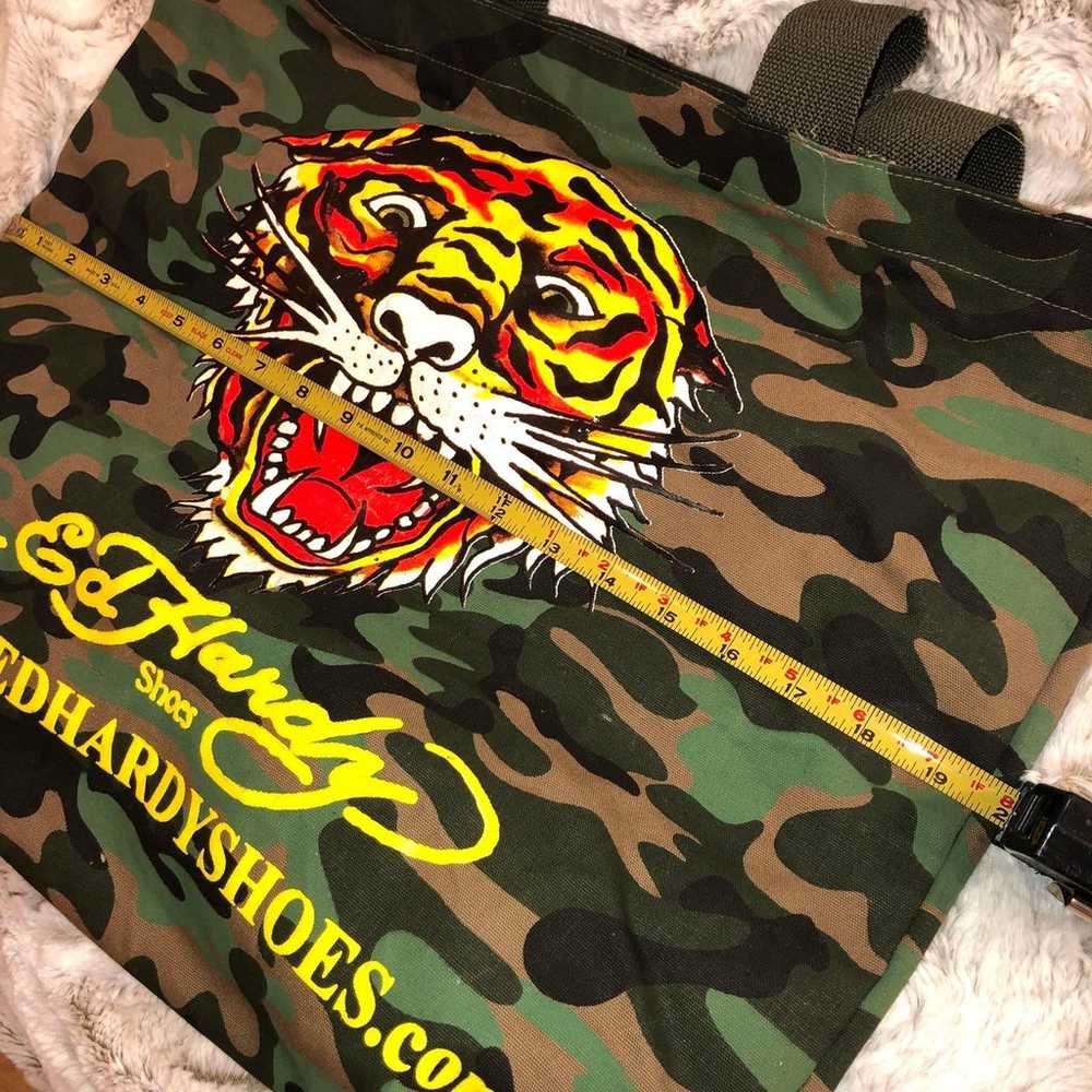 Ed Hardy vintage tiger head camo bag - image 5