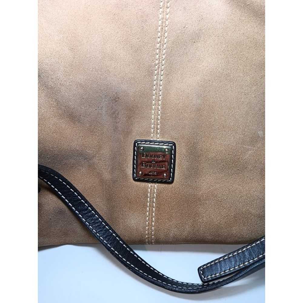 Dooney Bourke Brown Leather Suede Crossbody Bag A… - image 2