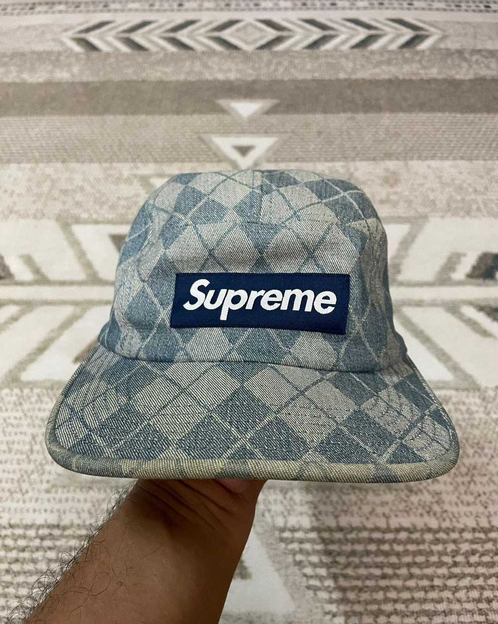 Supreme Supreme Denim Argyle Camp Cap - image 6