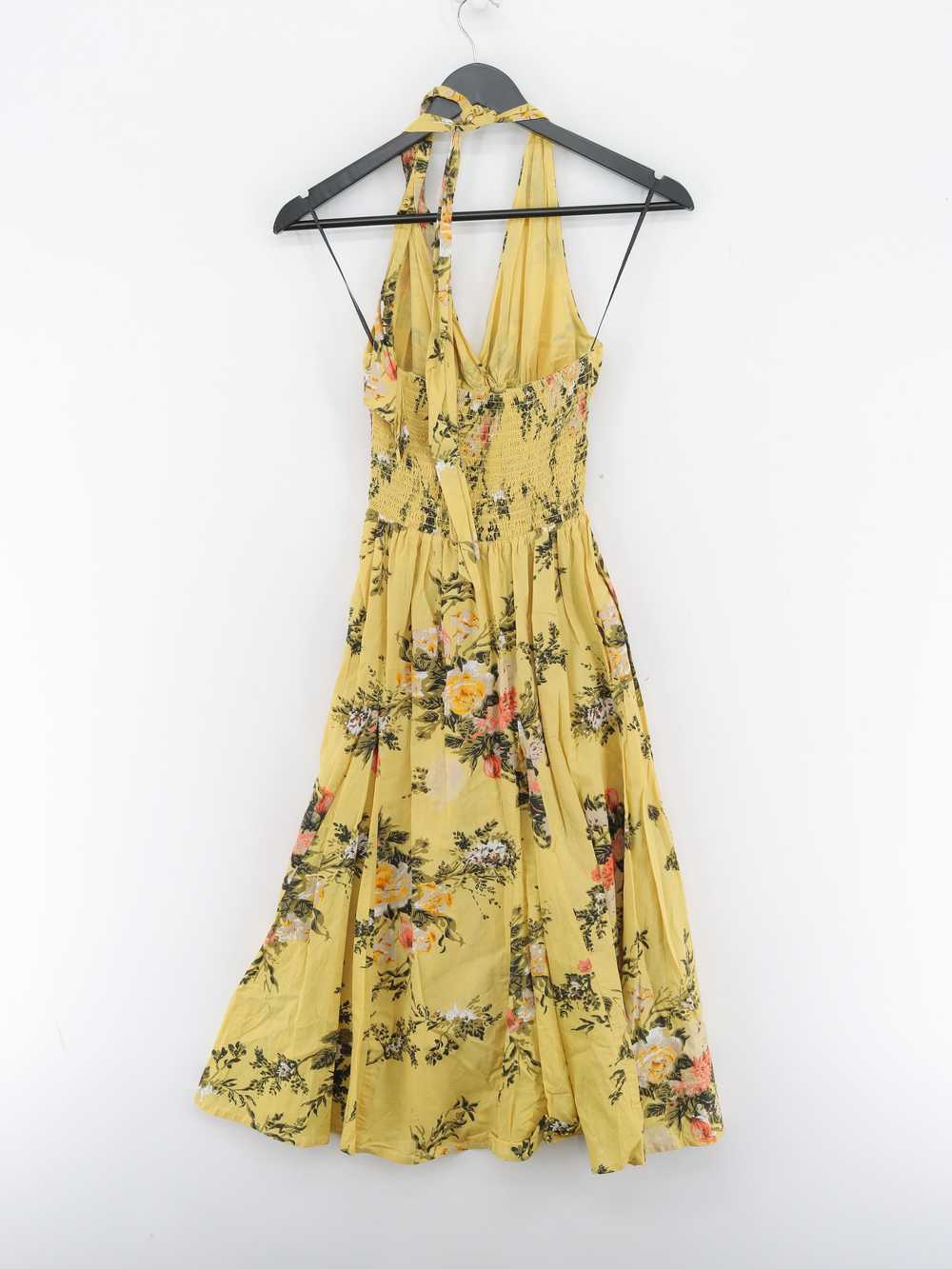 Joe Browns Women's Midi Dress UK 10 Yellow 100% C… - image 2