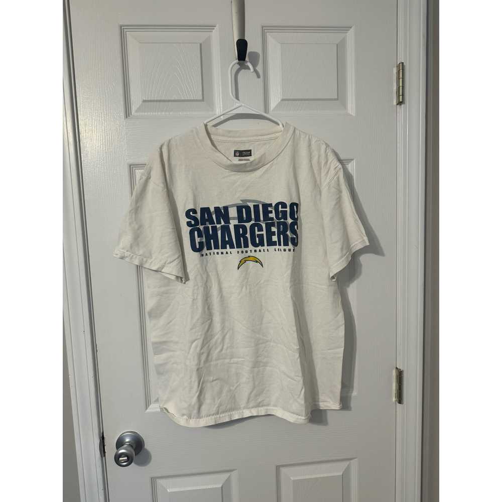 NFL Team Apparel San Diego Chargers Football Whit… - image 1