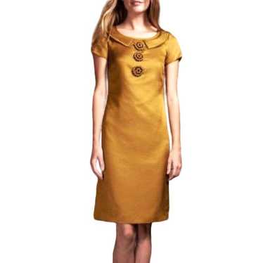 Boden Boden Limited Edition Silk Blend Dress Pete… - image 1