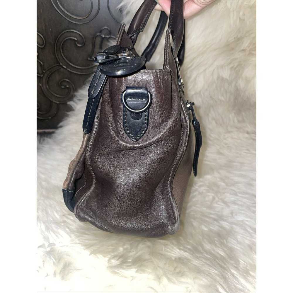 Rag and Bone Small Leather Brown and Black Tote /… - image 3