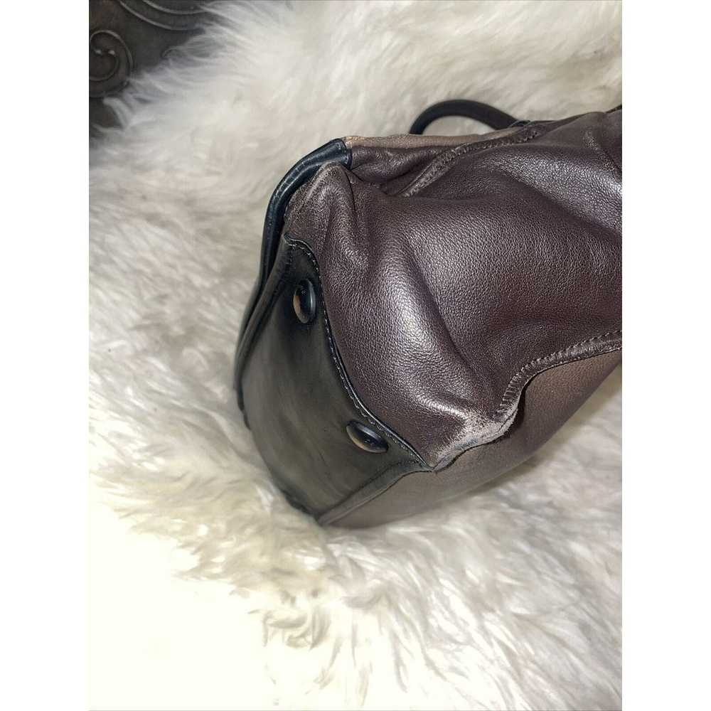 Rag and Bone Small Leather Brown and Black Tote /… - image 6