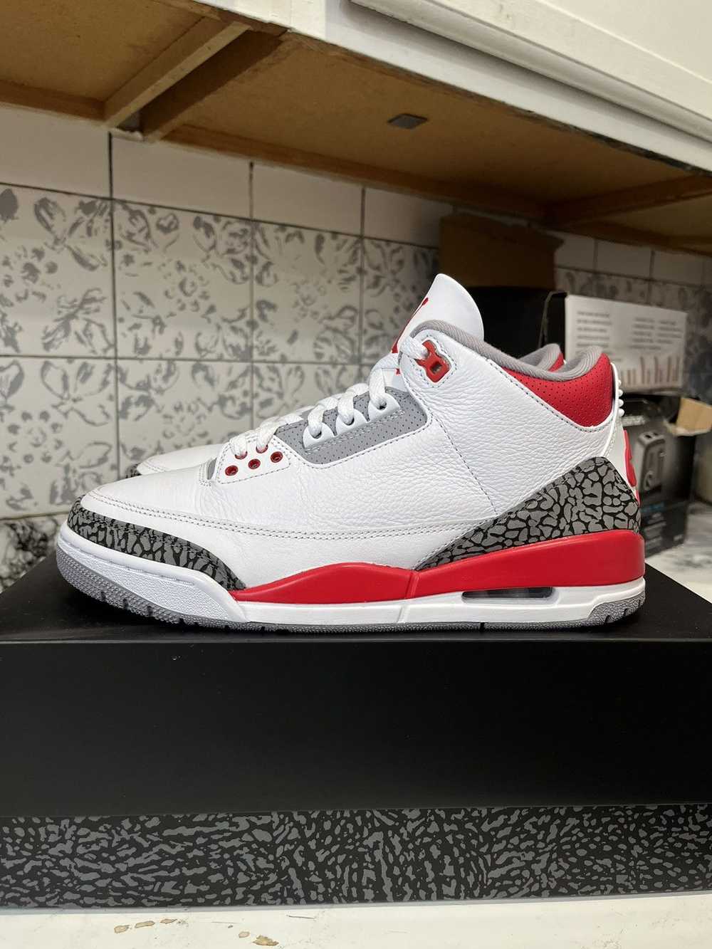 Jordan Brand × Nike Air Jordan 3 Retro Fire Red 2… - image 1