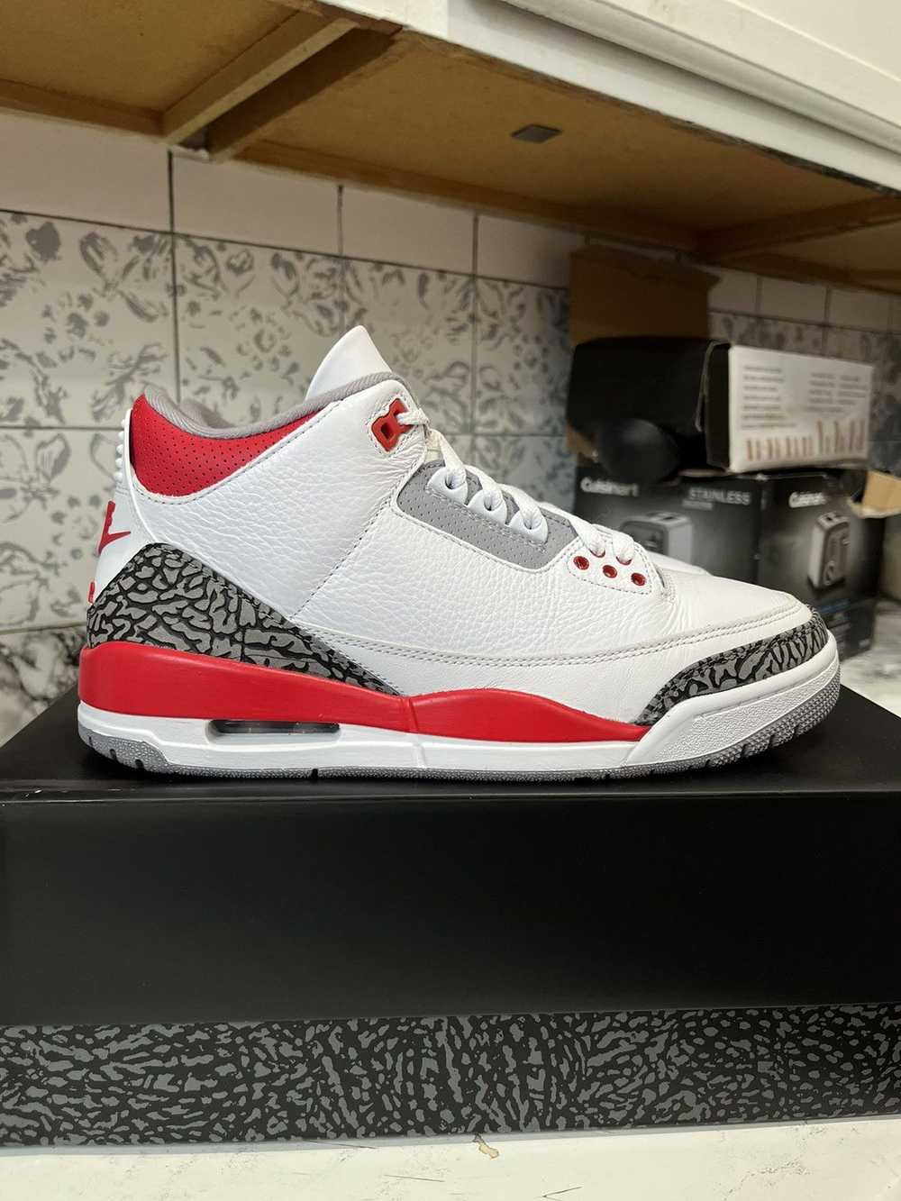 Jordan Brand × Nike Air Jordan 3 Retro Fire Red 2… - image 3