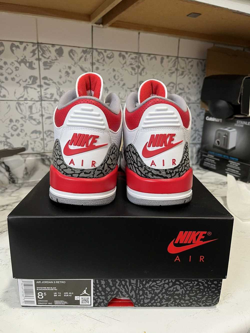 Jordan Brand × Nike Air Jordan 3 Retro Fire Red 2… - image 6