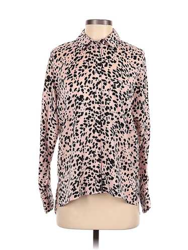 Topshop Women Pink Long Sleeve Blouse 4 - image 1