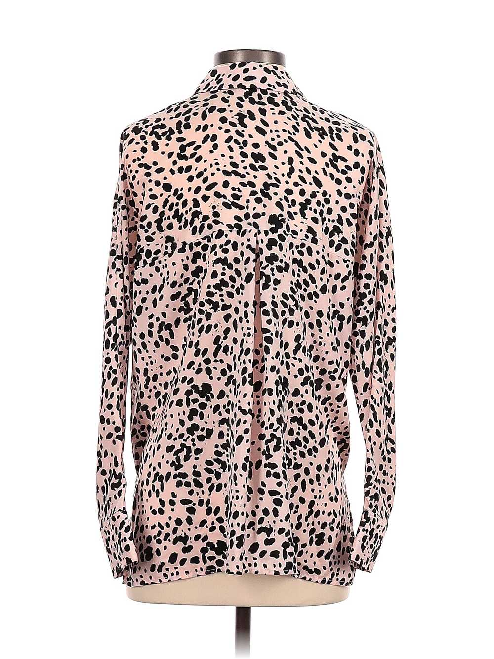 Topshop Women Pink Long Sleeve Blouse 4 - image 2