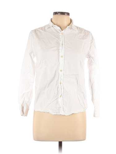 Zara Women White Long Sleeve Button-Down Shirt 12 - image 1