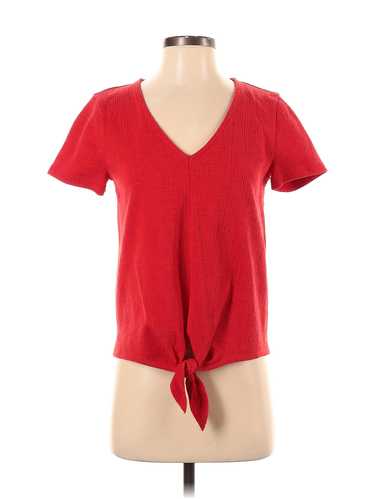 J.Crew Factory Store Women Red Short Sleeve Top XS - image 1