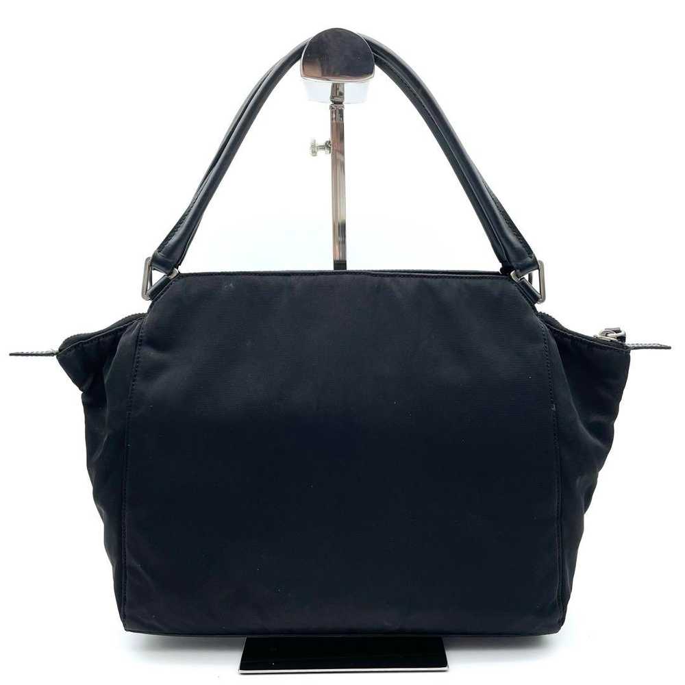 Prada Women's Shoulder Tote Bag Black nylon Vinta… - image 3