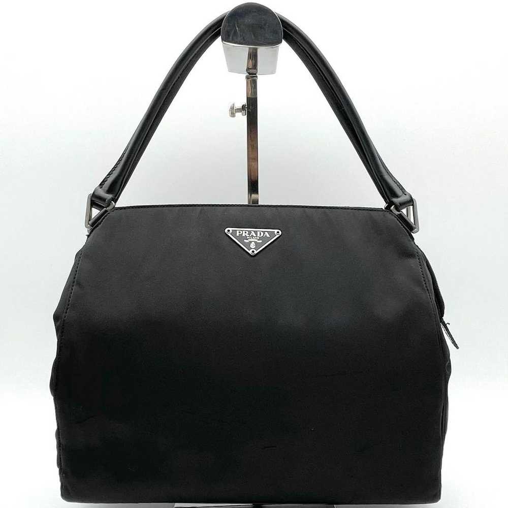 Prada Women's Shoulder Tote Bag Black nylon Vinta… - image 4